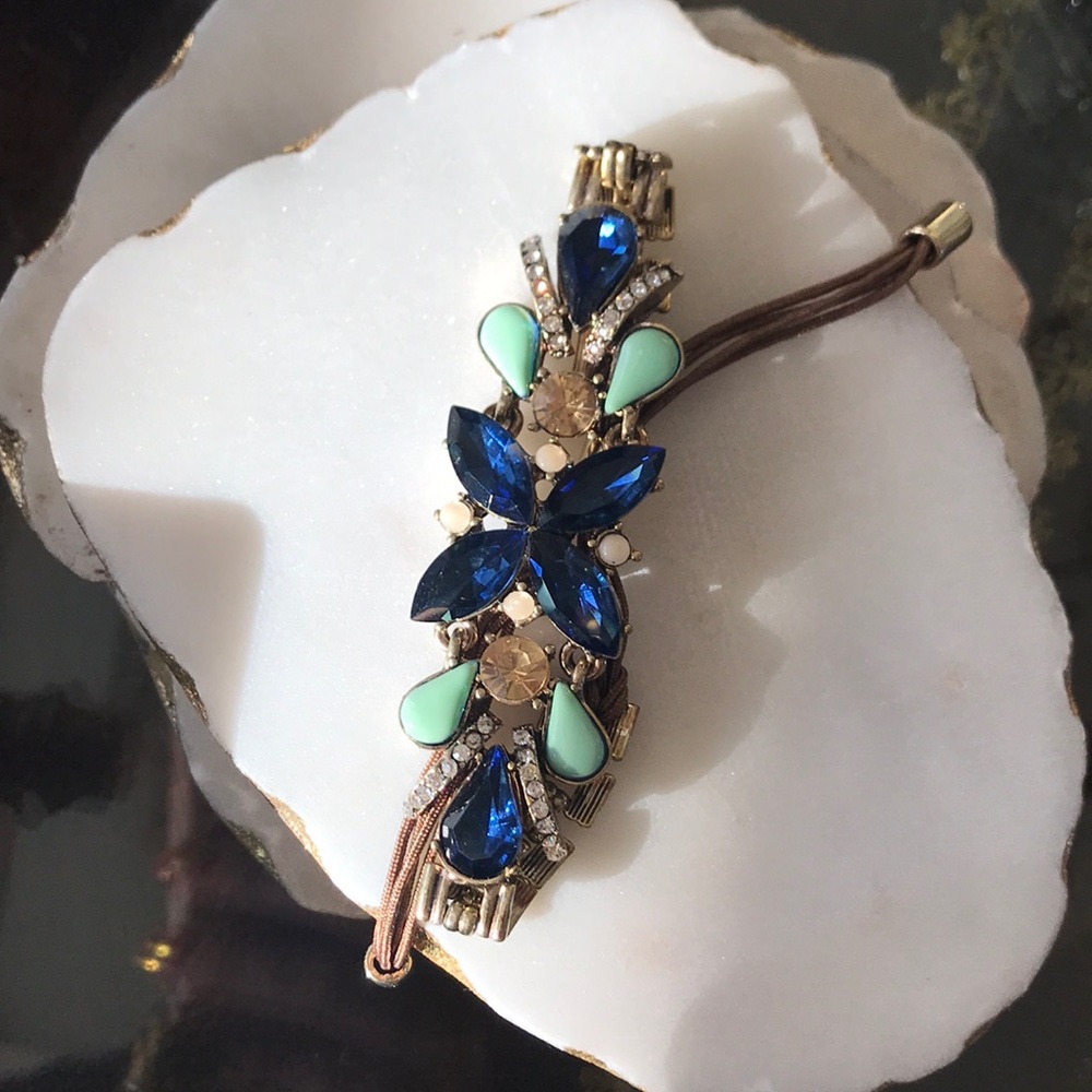 Rhinestone and crystal bracelet